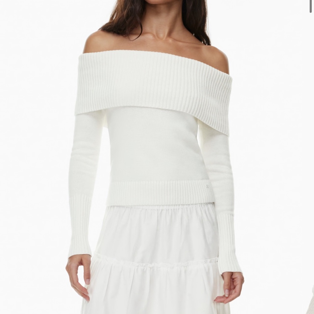 Sunday Best Topaz off-the-shoulder sweater